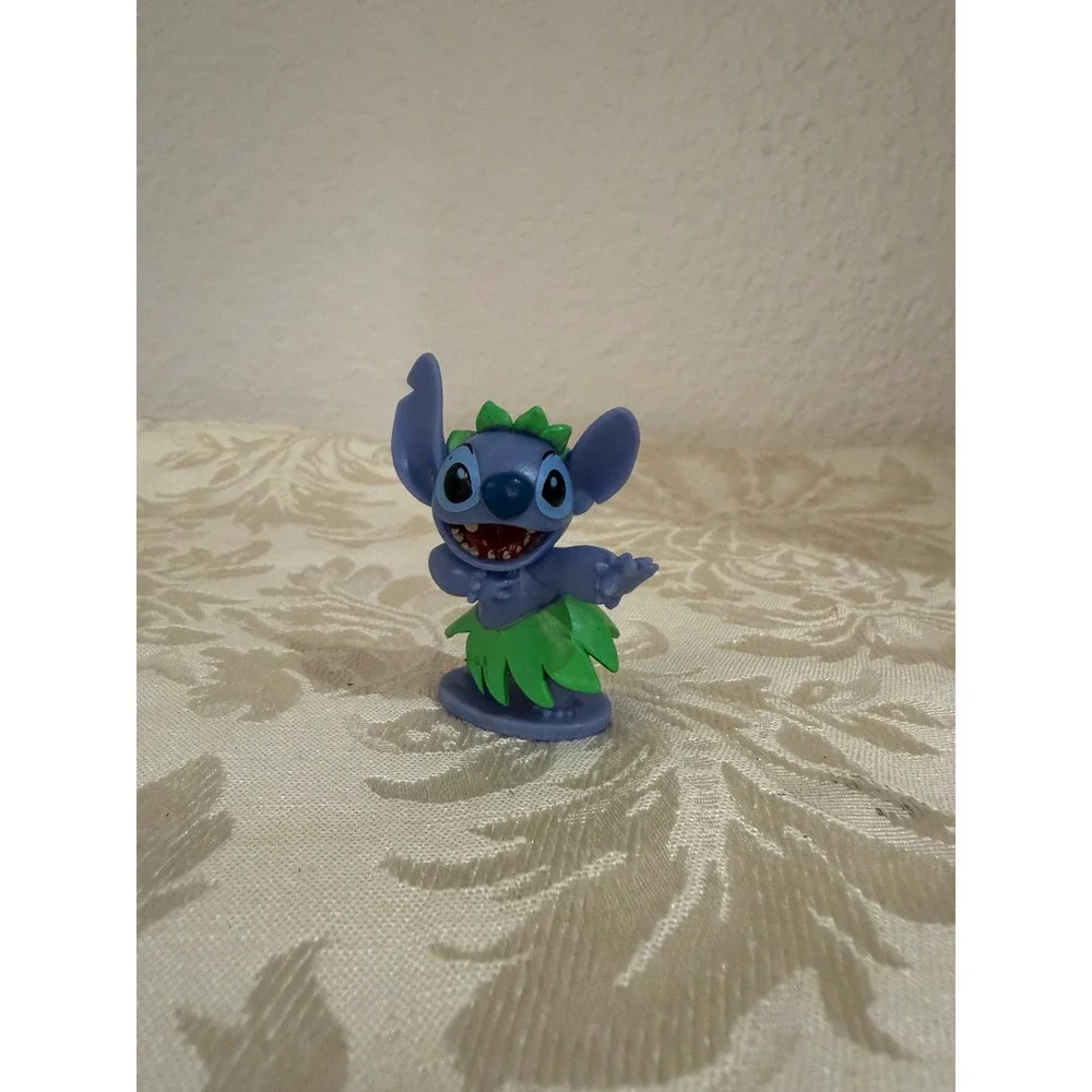 Disney Lilo and Stitch Mini Figure Lot 10pc Lilo Angel Scrump Hula Guitar PJs